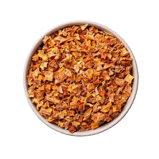 Pumpkin Chips | Air-Dried Meal Topper & BARF Supplement for Dogs | 240 g Glass Bottle