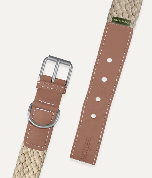 Corda Dog Collar – Brown | Adjustable Vegan Leather