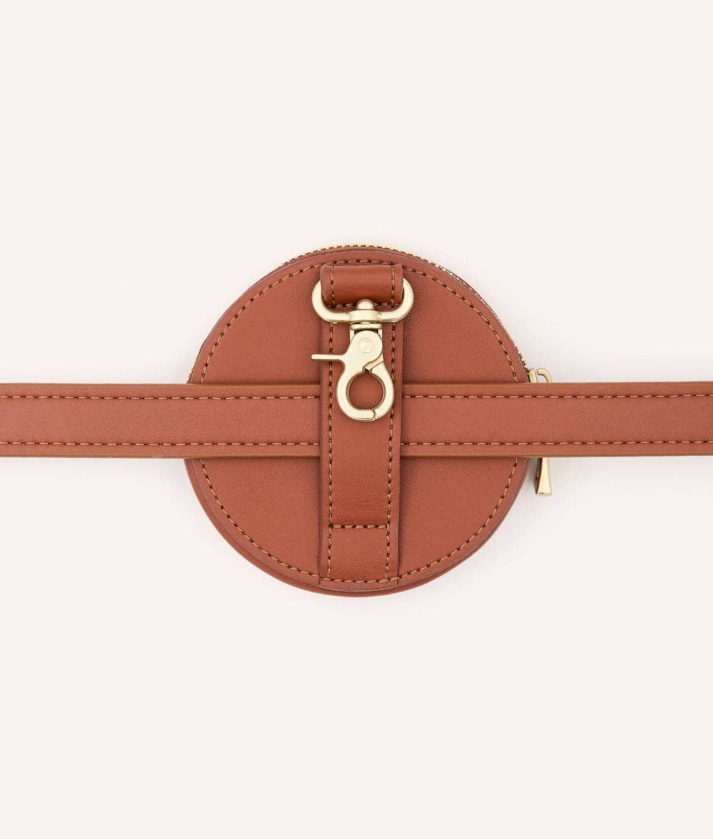 Brown Vegan Leather Dog Treat Bag – Jala Candy Bag