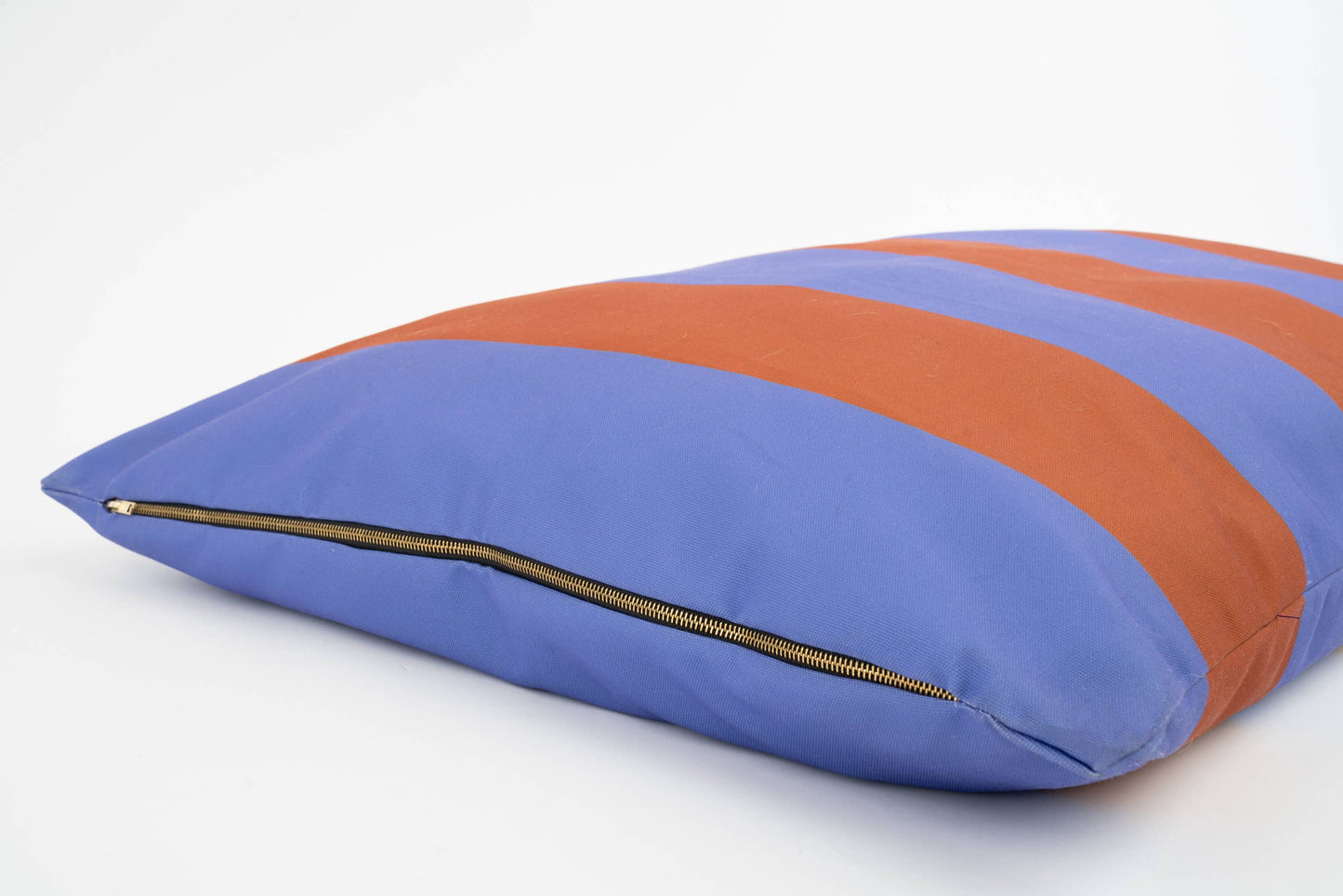 Purple Striped Dog Pillow Bed – The Fritz (Washable & Recycled)