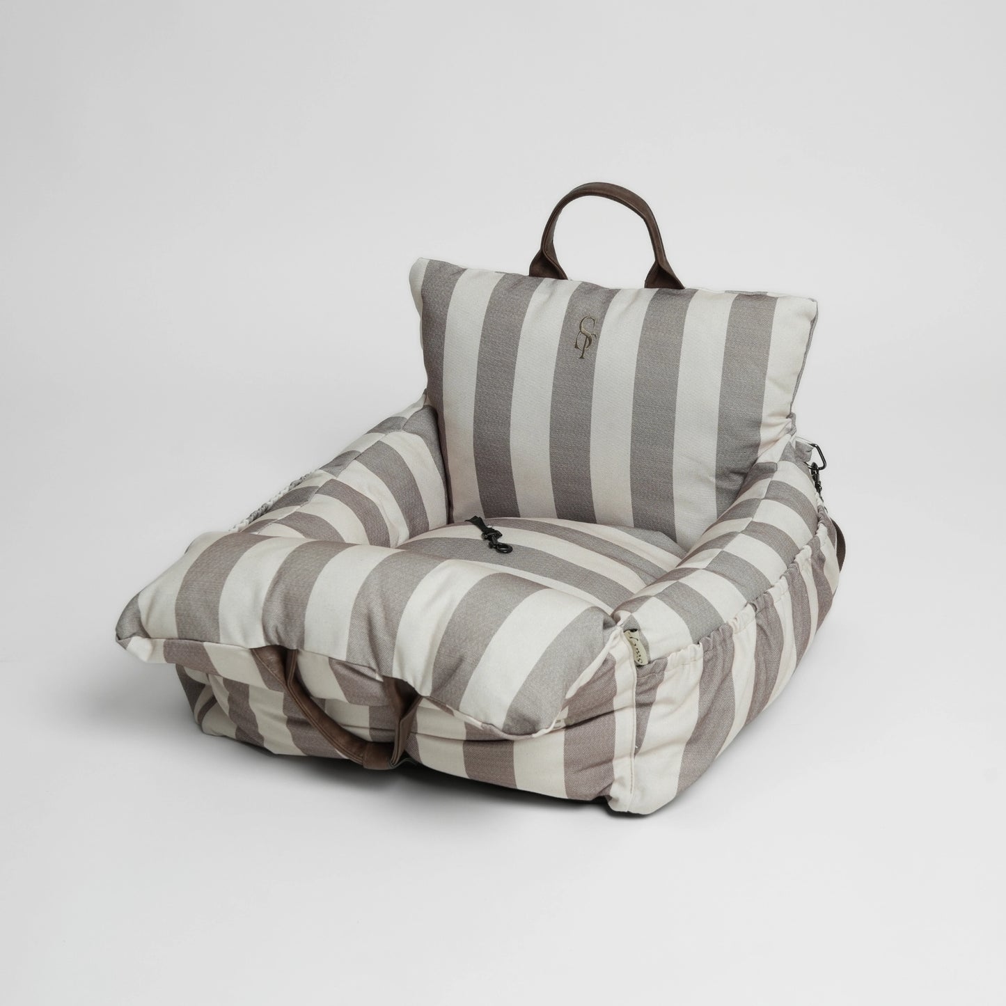 Car Seat Lara | Striped 2.0 – 3-in-1 Dog Car Seat, Bed & Travel Bag