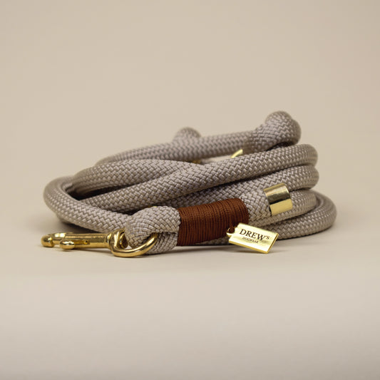 Chai Latte Dog Leash – Durable Handmade Rope Leash