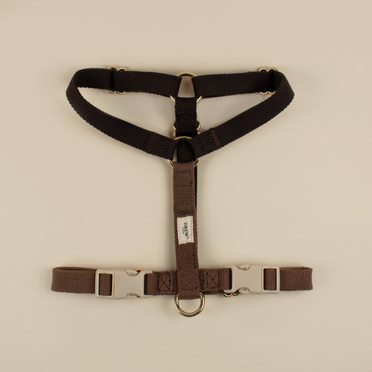 Dog Harness Chocolate – Lightweight & Stylish