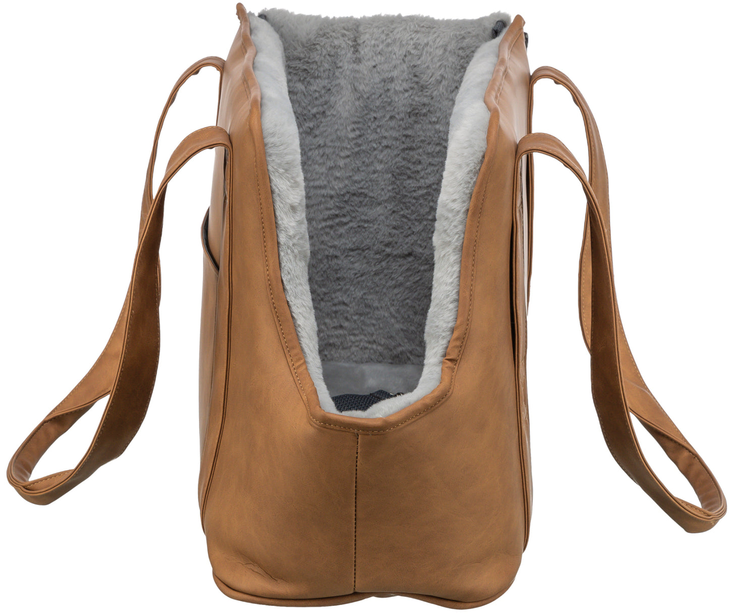 Evelyn Pet Carrier Bag – Padded Faux Leather Dog & Cat Carrier