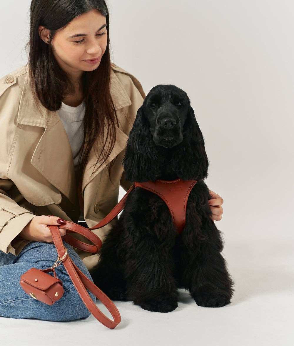 Jala Vegan Leather Dog Leash – Brown | 1.4m Sustainable & Handmade