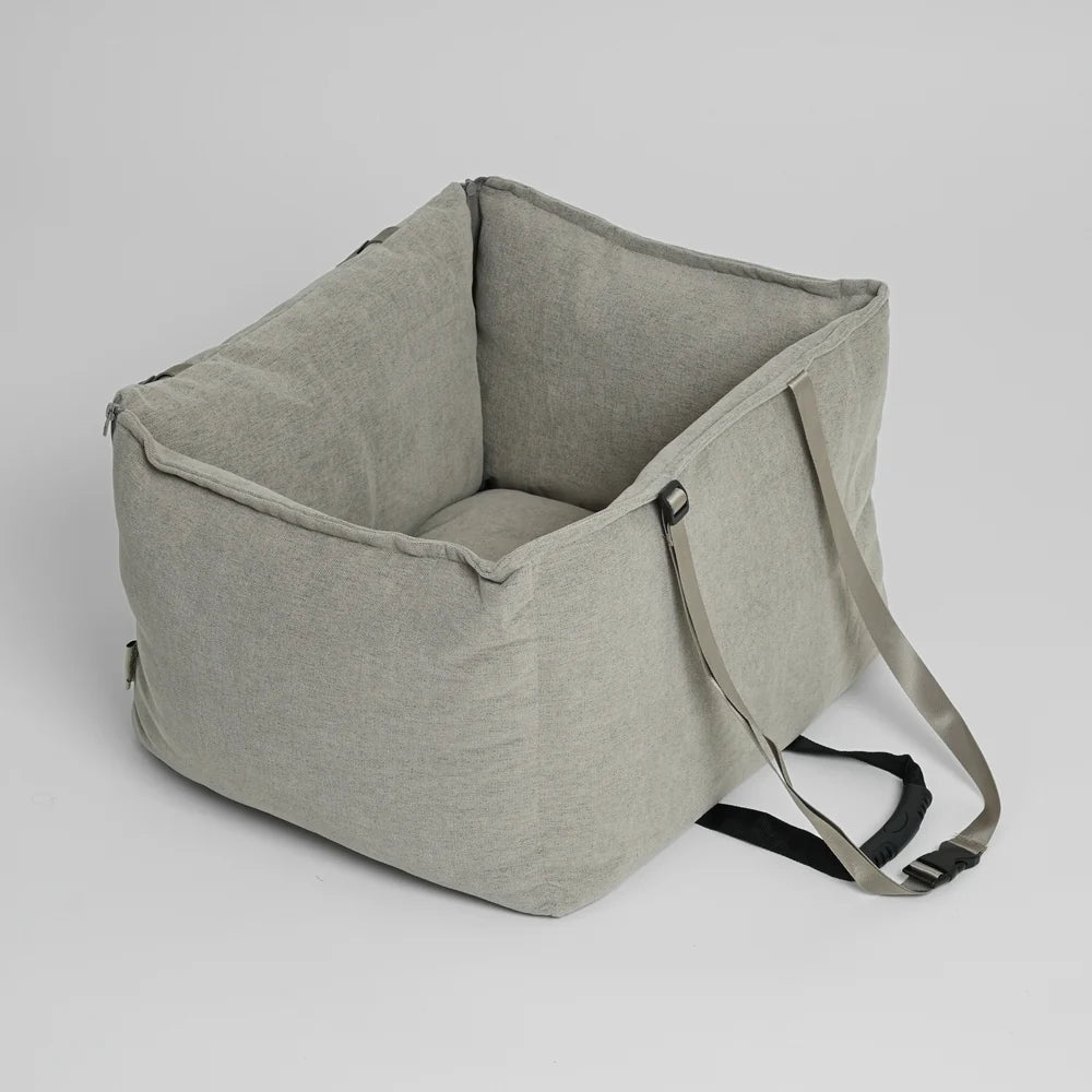 Fenja 2-in-1 Dog Car Seat & Bed – Foldable, Washable Cover