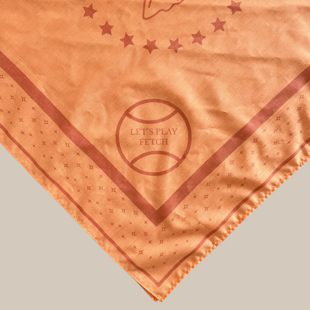 Handmade Dog Bandana – Cotton & Polyester, Medium & Large Dogs