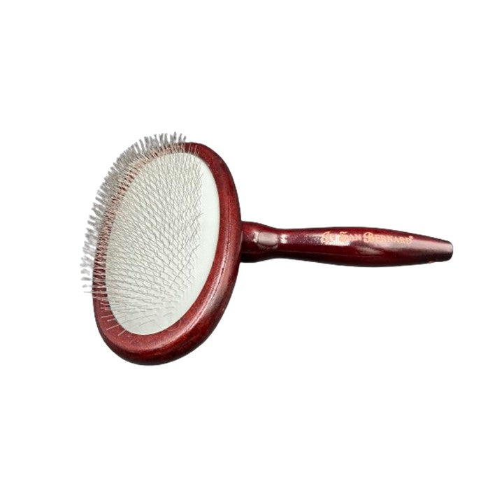 Large Oval Slicker Brush 13 cm | Undercoat & Detangling Brush for Dogs