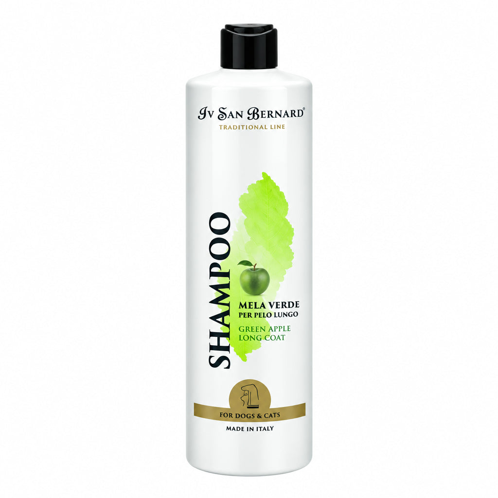 A bottles of Iv. San Bernard shampoo on a white background