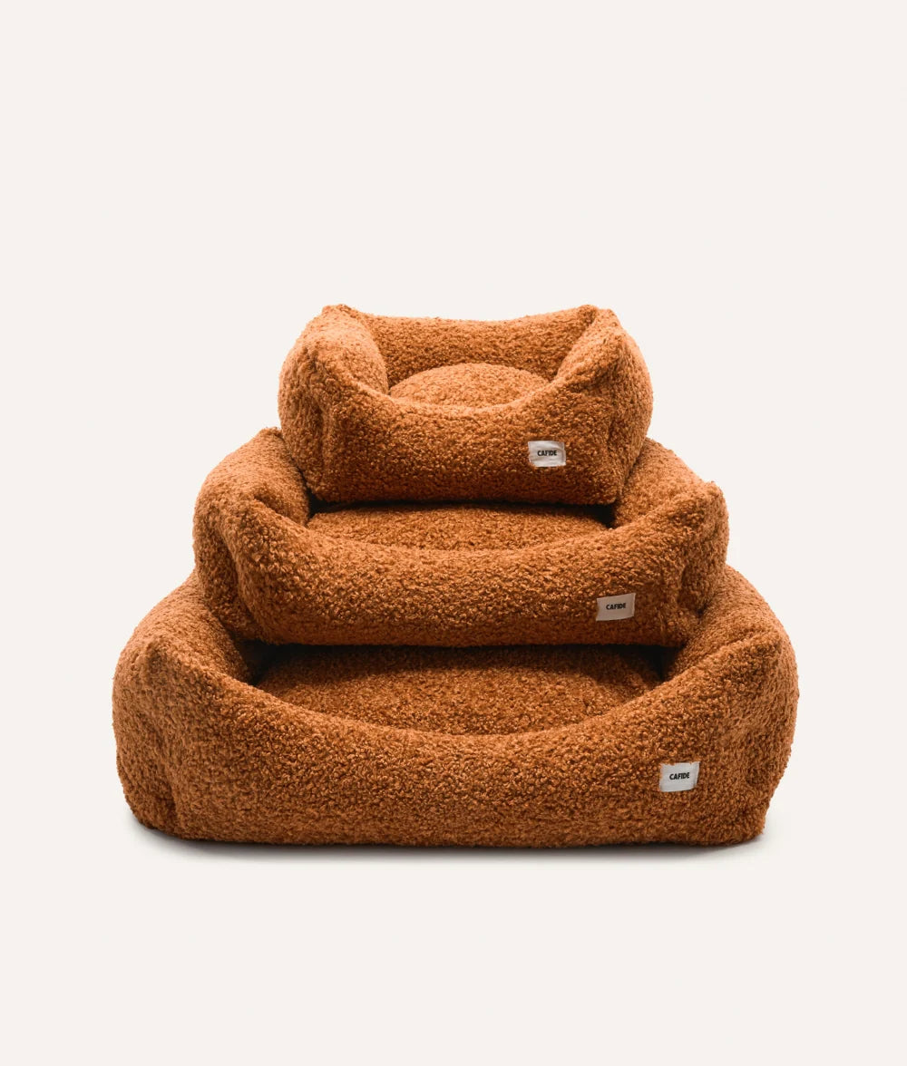 Beige fårehundeseng, Snozy