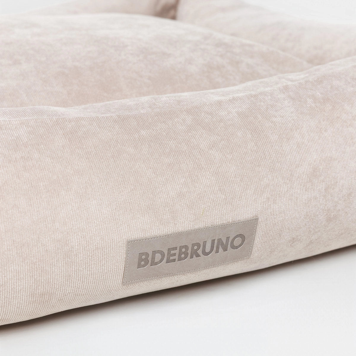 Nuck Dog Bed – Sand | Washable Cushion Bed with Raised Edges