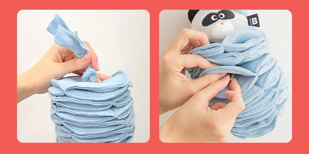 Poki-Pocket Nosework Toy for Dogs | Snuffle & Squeaky Toy