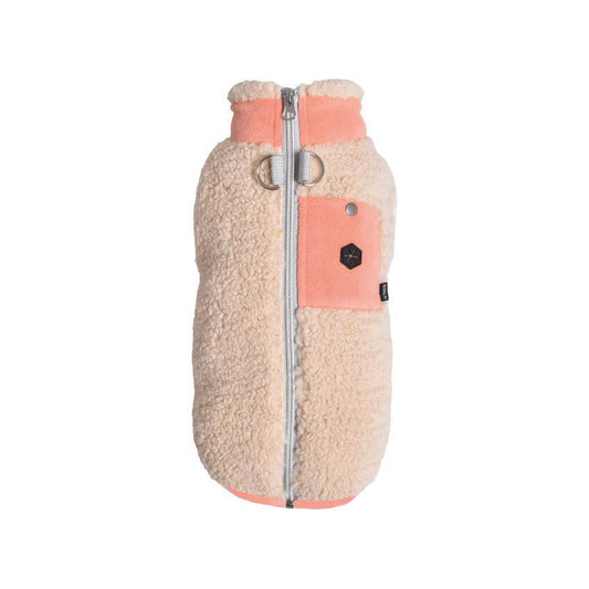 Pawz dog booties with sherpa lining on a white background