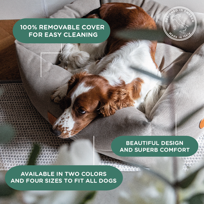 Classic Nest Dog Bed Sand Beige – Timeless Comfort & Style