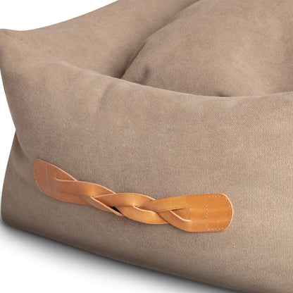 Classic Nest Dog Bed Sand Beige – Timeless Comfort & Style