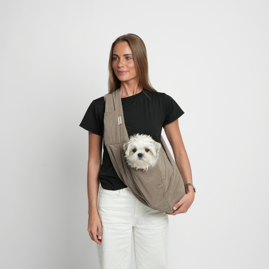 Puppy Carrier Ava | Corduroy – Luxurious & Comfortable Travel Bag