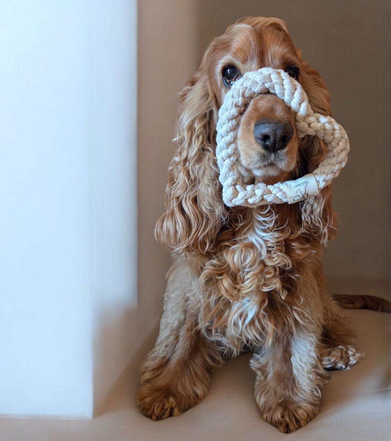 HEART – Natural Cotton Rope Dog Toy