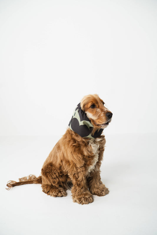 Dog Snood – Grey with Heart