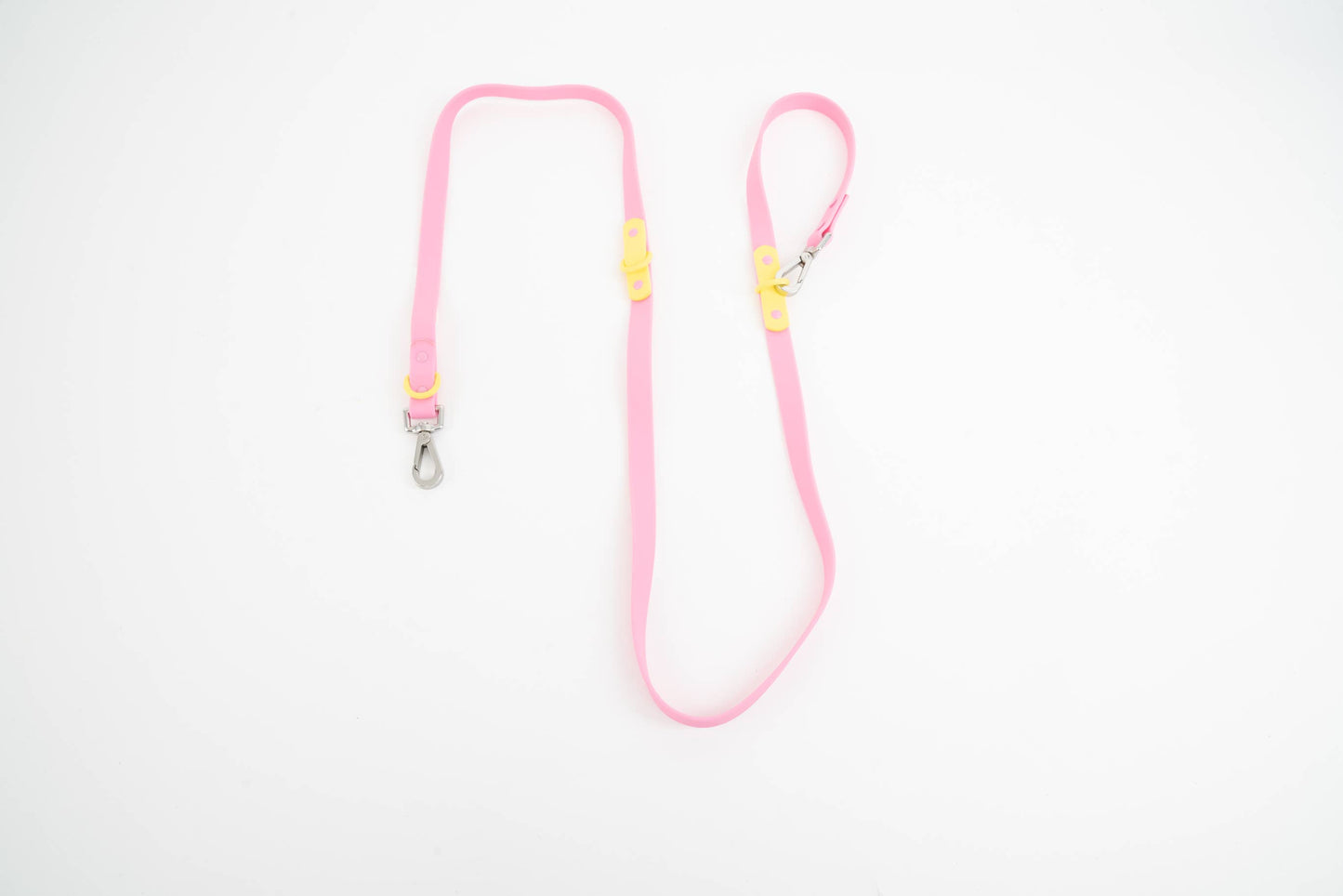 Waterproof Fritz Dog Leash in Pink Lemonade – Adjustable & Durable