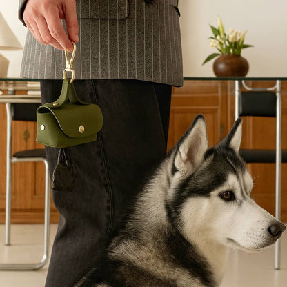Portami – Eco-Leather Dog Waste Bag Holder