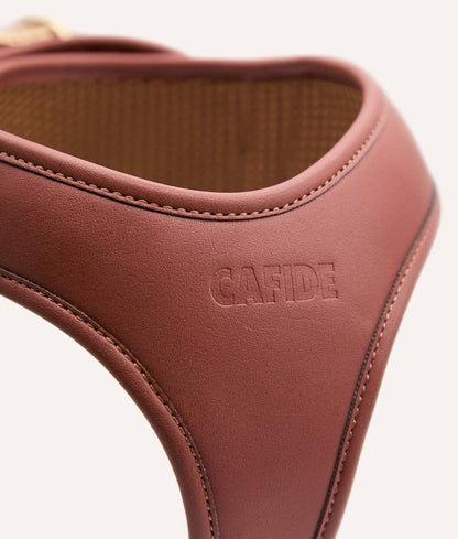 Jala Vegan Leather Dog Harness – Brown | Handmade & Sustainable