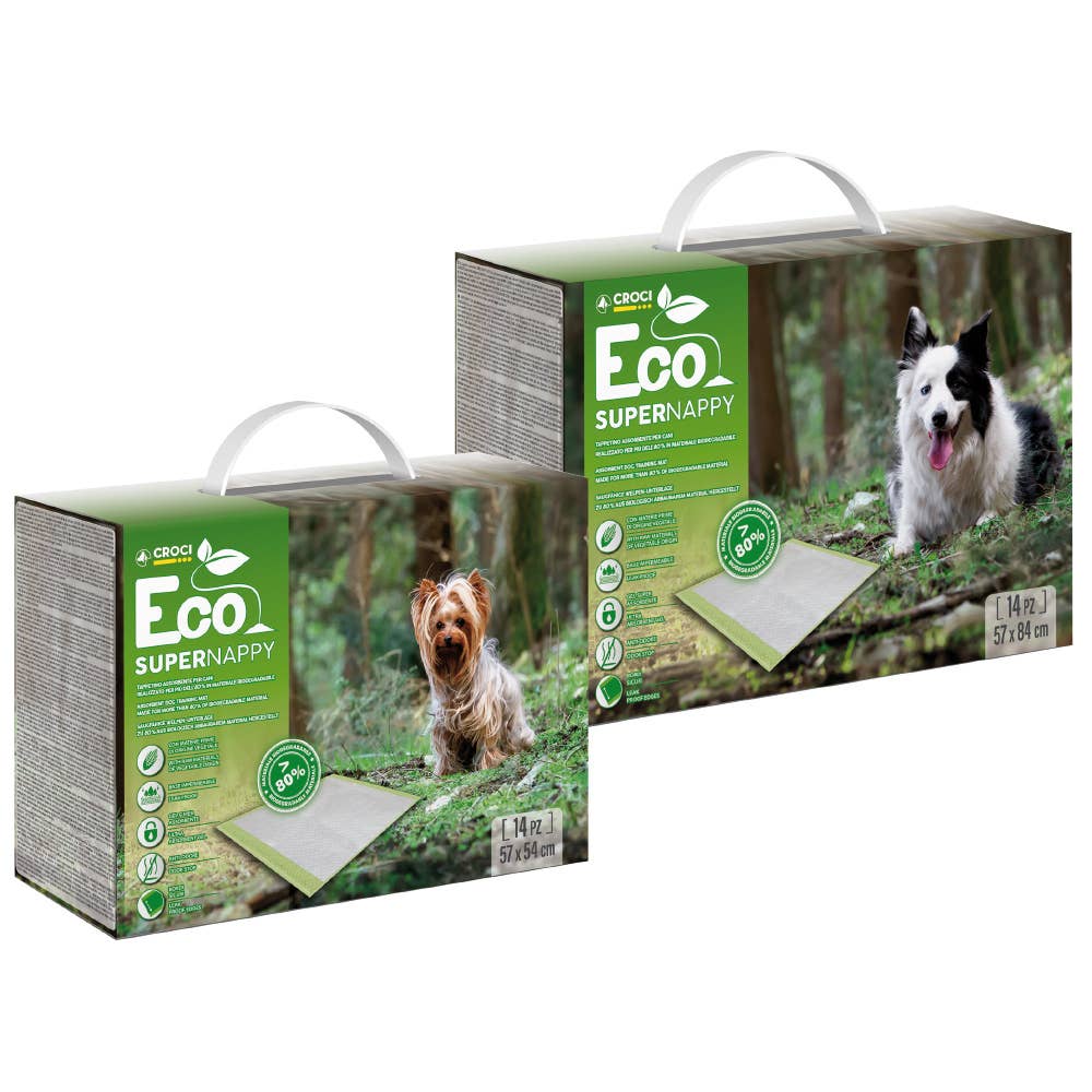 Eco Super Nappy Hygienic Mats for Dogs – Croci (14 pcs)