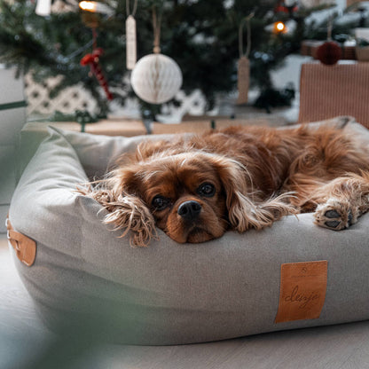 Classic Nest Dog Bed Sand Beige – Timeless Comfort & Style