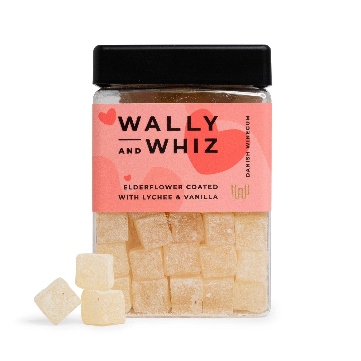 Wally and Whiz Elderflower, Lychee & Vanilla Winegums – 240g (Limited Edition)