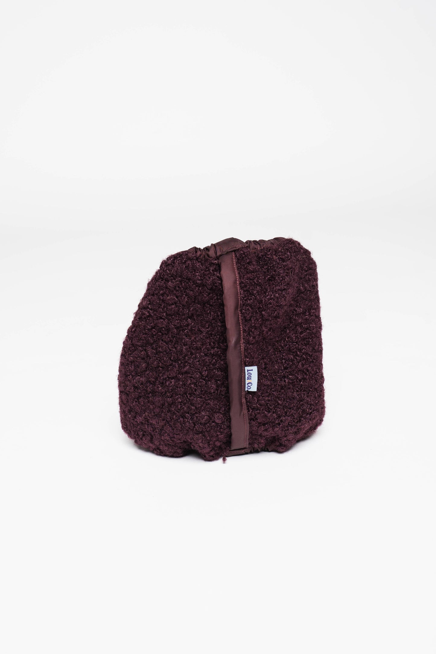 Winter Dog Snood – Burgundy (Reversible, Waterproof)