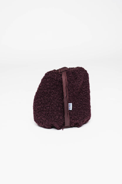Winter Dog Snood – Burgundy (Reversible, Waterproof)