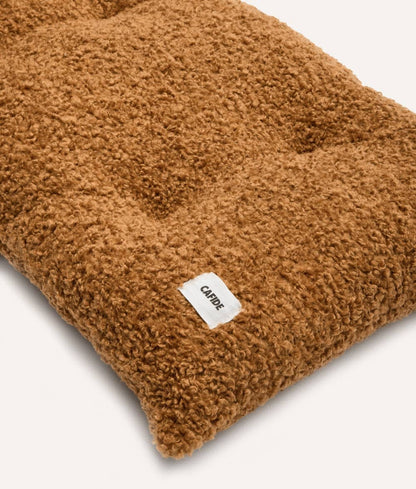 Bela Dog Cushion Bed – Mustard Fleece | Removable & Washable