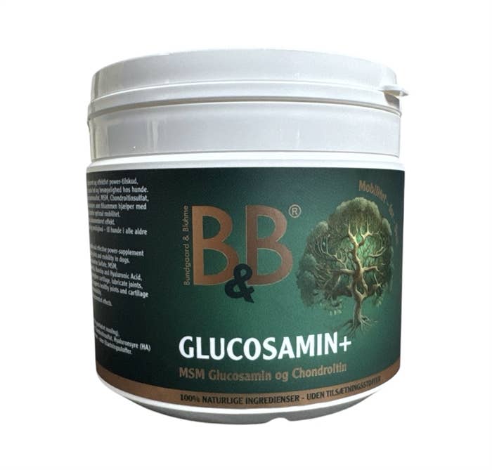 B&B Glucosamine+ Joint Support Powder for Dogs (250 g)
