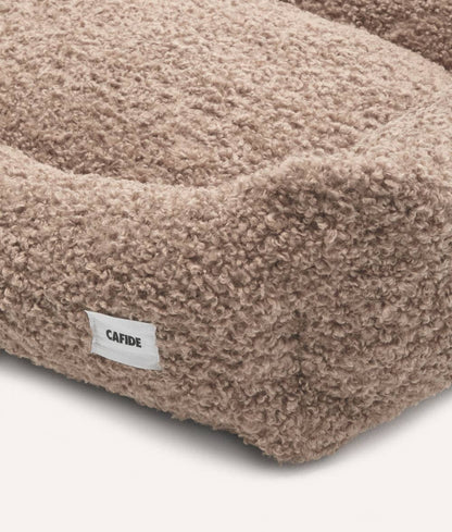 Snozy Dog Bed – Beige Fleece | Removable & Washable