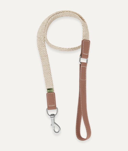 Corda Dog Leash – Brown | 1.1m Hand-Braided Vegan Leather