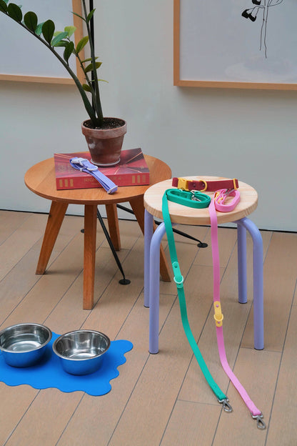 Waterproof Fritz Dog Leash in Pink Lemonade – Adjustable & Durable
