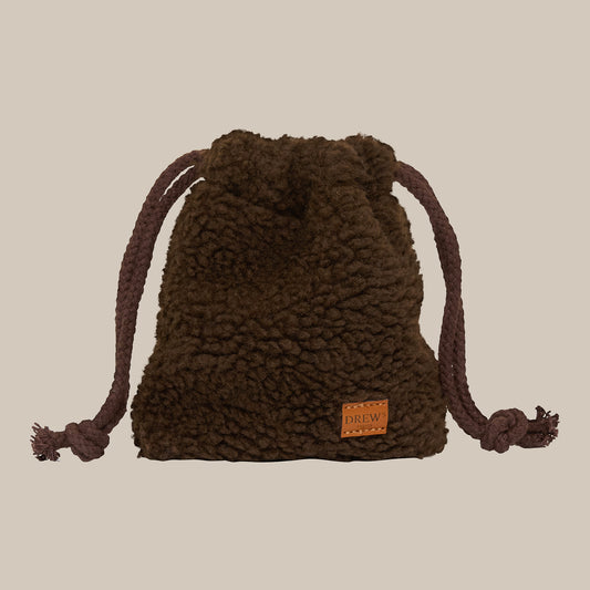Teddy Treat Bag – Brown | Chic & Sustainable Dog Accessory