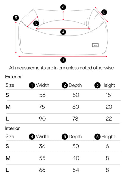 Snozy Dog Bed – Beige Fleece | Removable & Washable