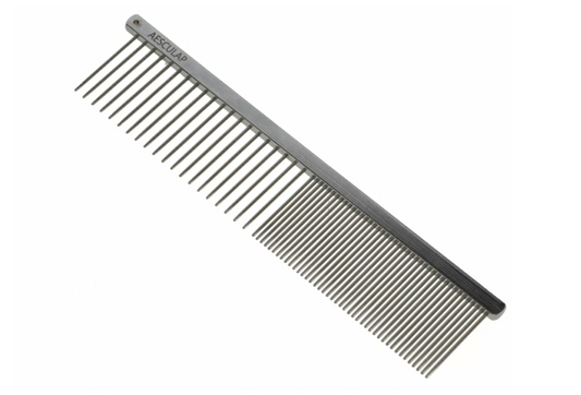 Aesculap Stainless Steel Grooming Comb – 19 cm