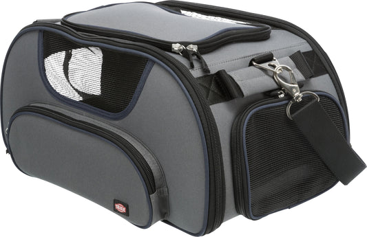 Airline-Approved Pet Carrier – Wings Cabin Travel Bag (Grey/Blue)