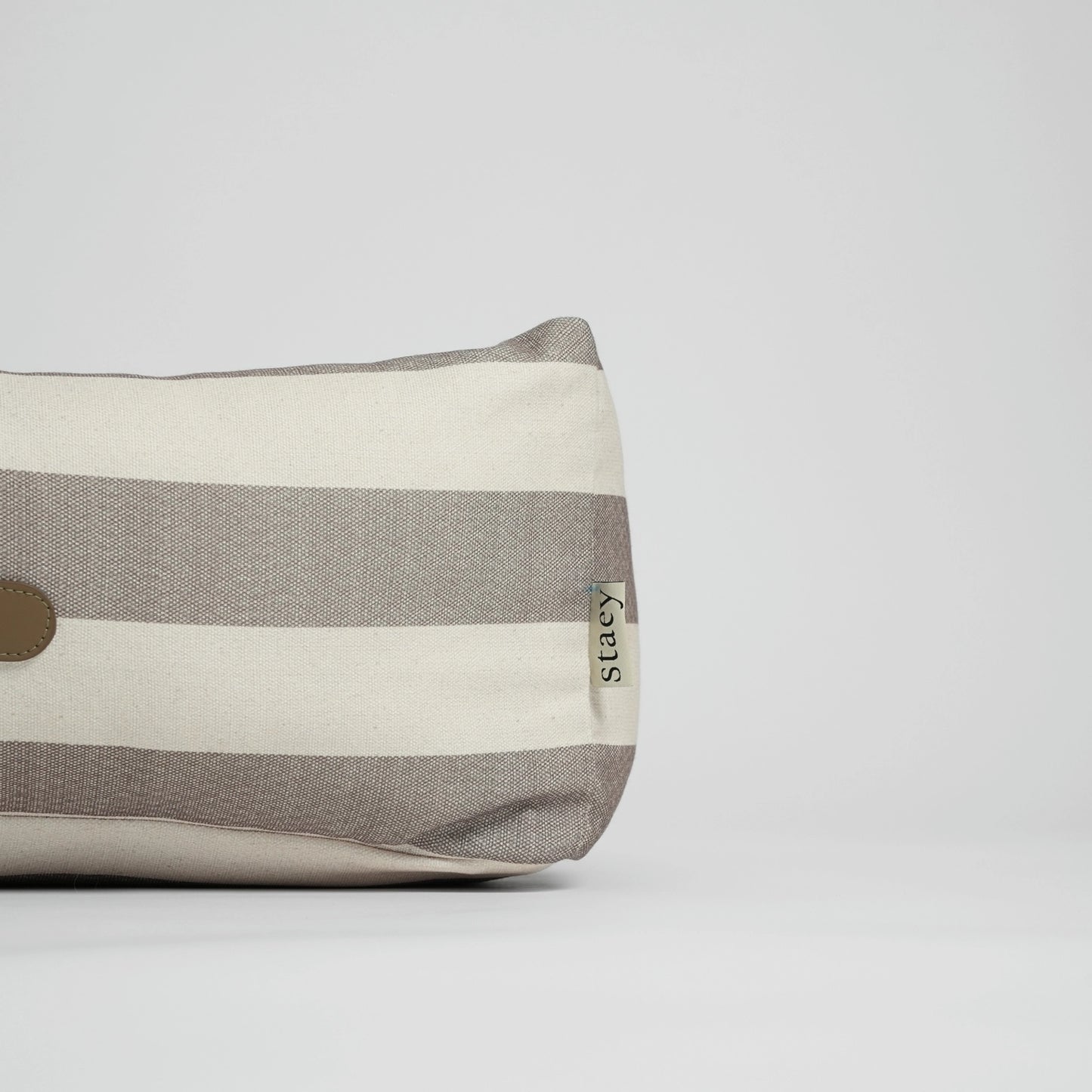 Alba Striped Dog Bed | Washable Designer Dog Bed