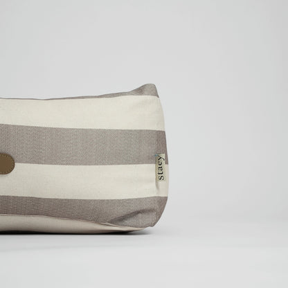 Alba Striped Dog Bed | Washable Designer Dog Bed