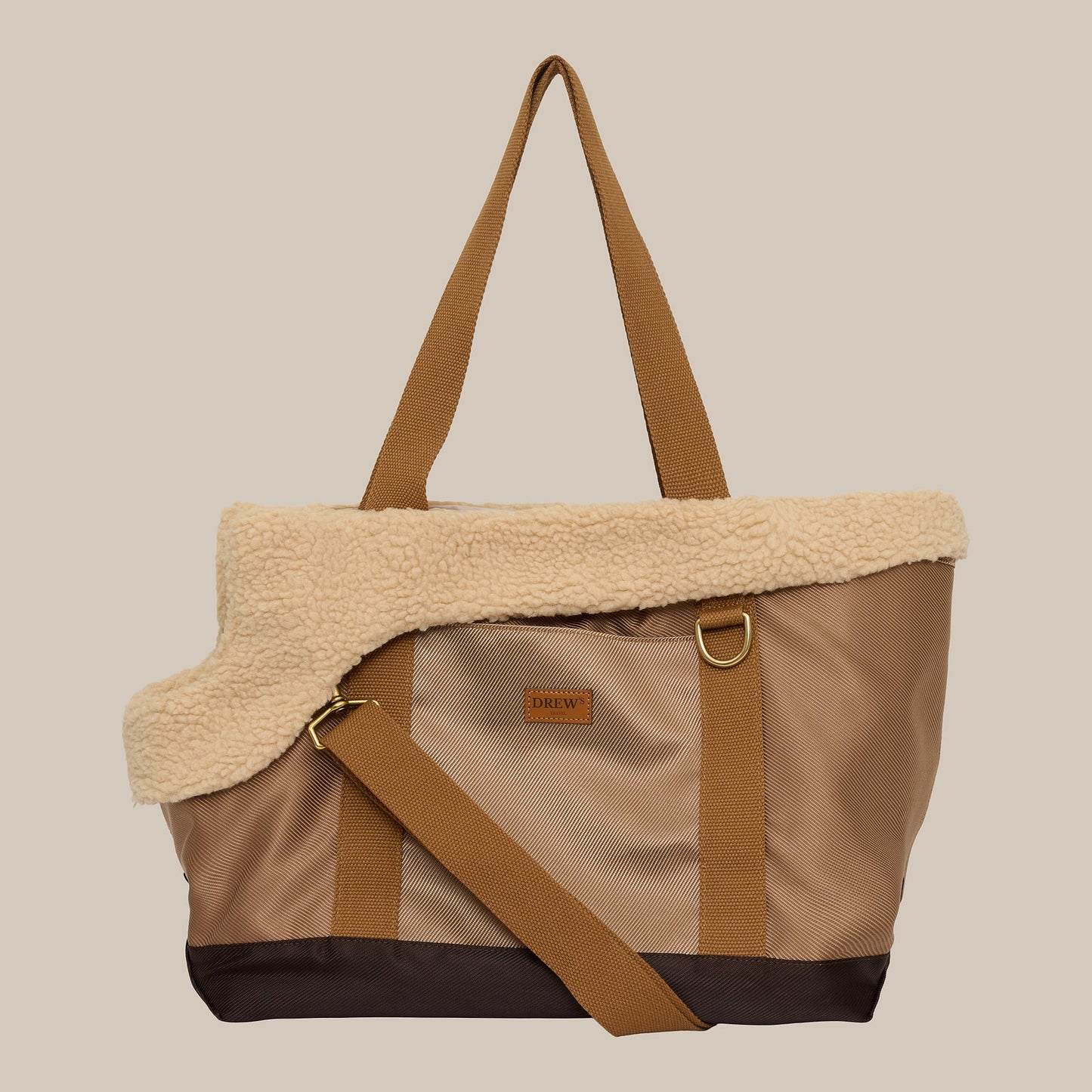 Aspen Sporty Dog Bag with Soft Teddy Fleece