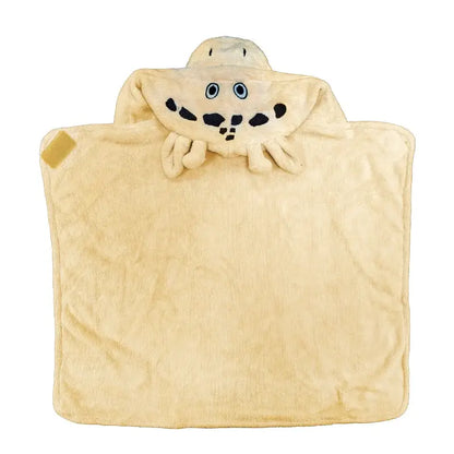 Giraffe Dog Bathrobe with Hood – Savana Dream Collection
