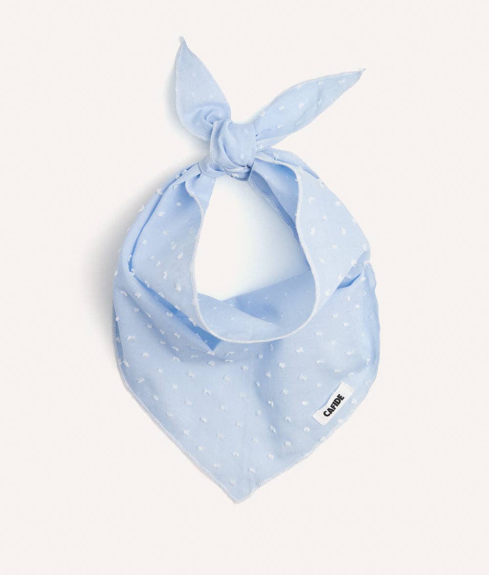 Blue Plumeti Dog Bandana – 100% Cotton | Nata