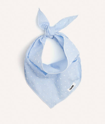 Blue Plumeti Dog Bandana – 100% Cotton | Nata