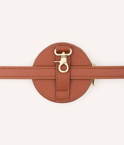Brown Vegan Leather Dog Treat Bag – Jala Candy Bag