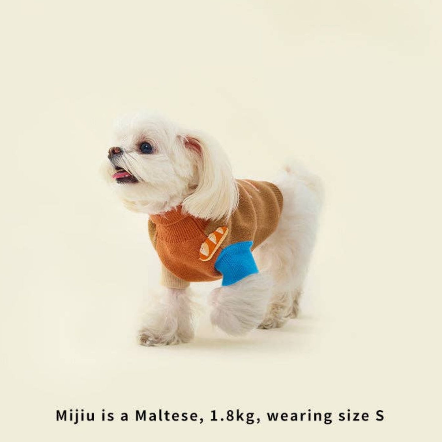 Brown Wool Dog Sweater – 100% Wool, Nordic Design