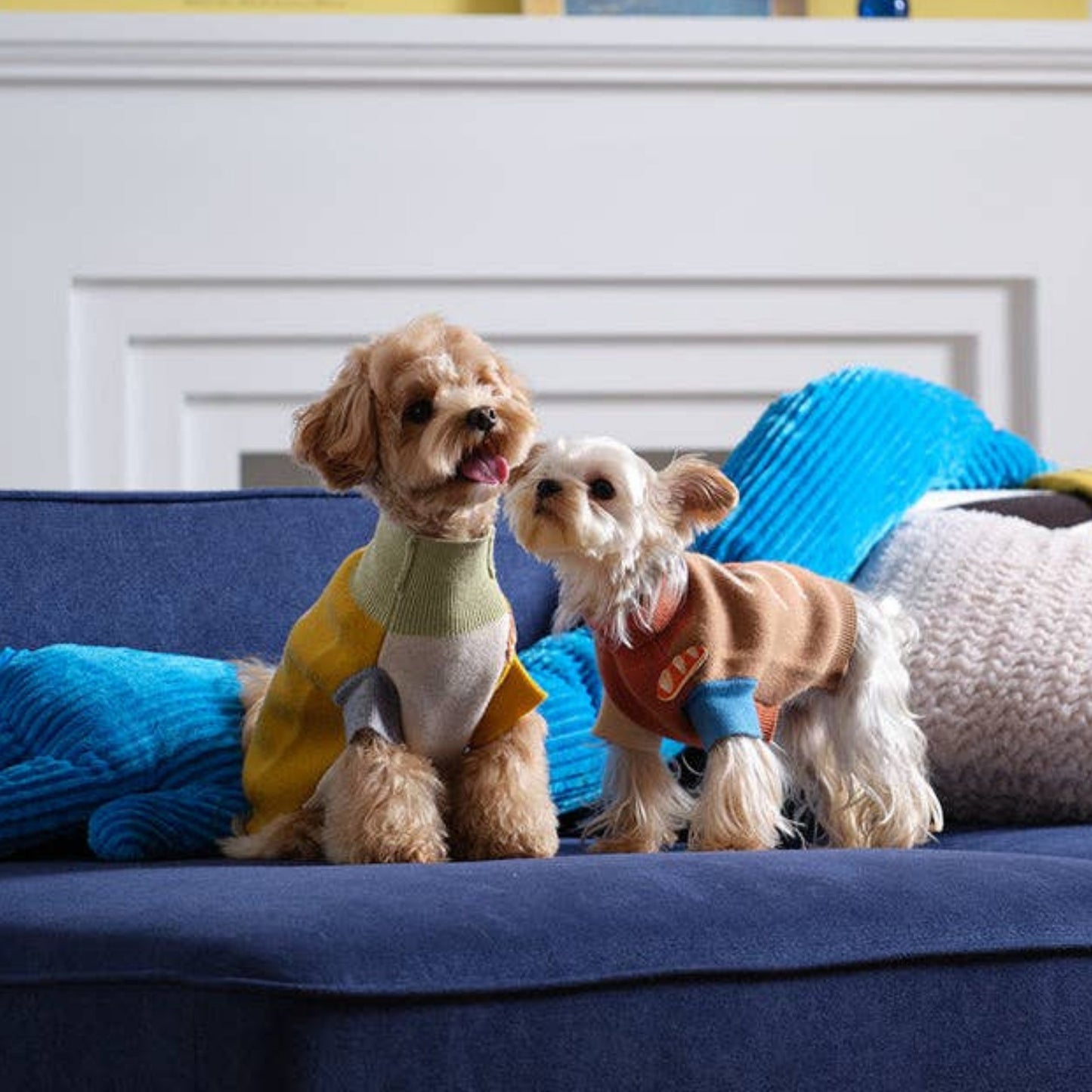 Brown Wool Dog Sweater – 100% Wool, Nordic Design