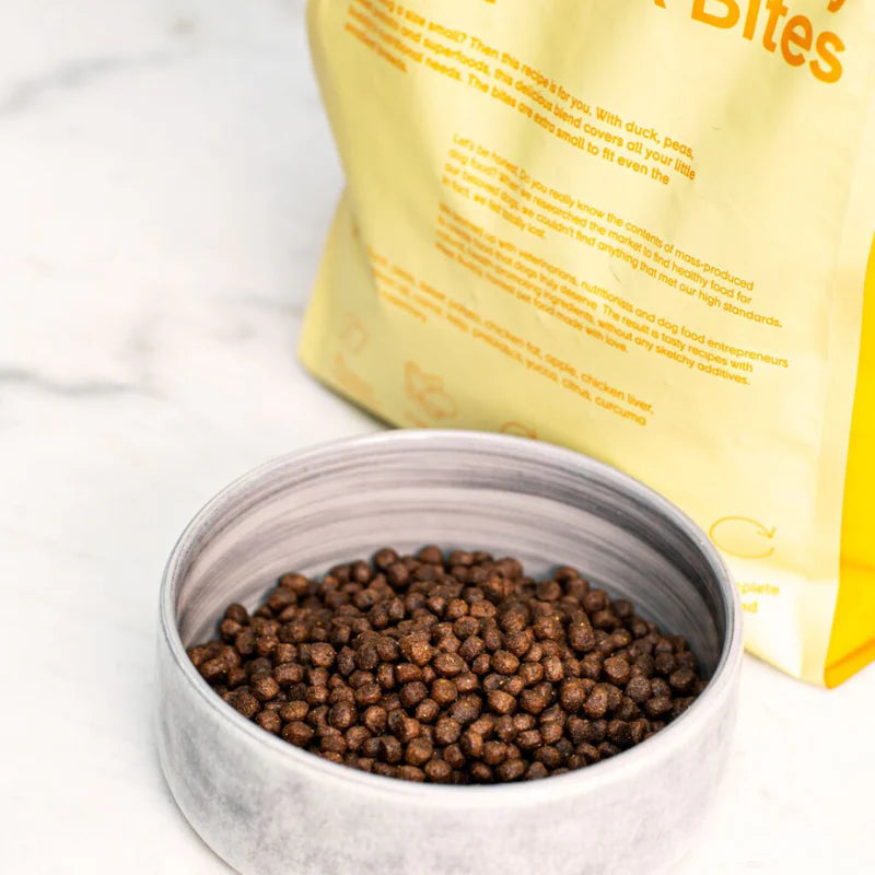 Buddy Tasty Duck Bites Dog Food 2 kg – Grain-Free Complete Meal for Small Dogs