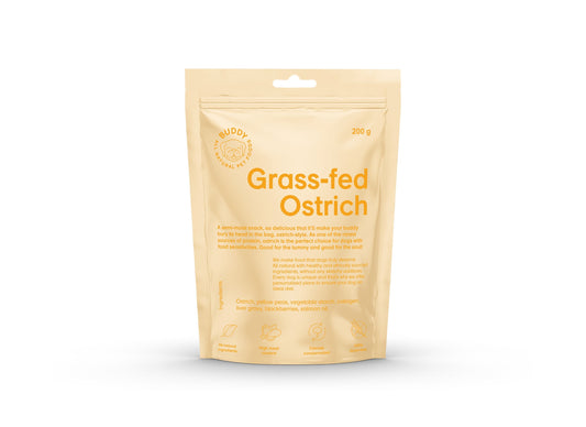 Buddy Semi-Moist Snack – Ostrich & Blackberries 200 g